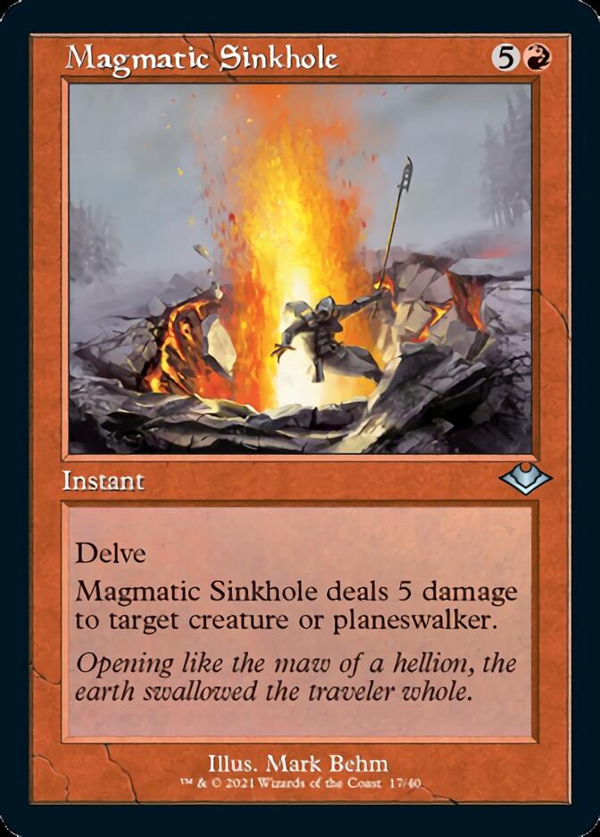 Magmatic Sinkhole (Retro) [Modern Horizons] | Mega City Incorporated
