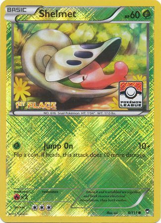 Shelmet (8/111) (League Promo 1st Place) [XY: Furious Fists] | Mega City Incorporated