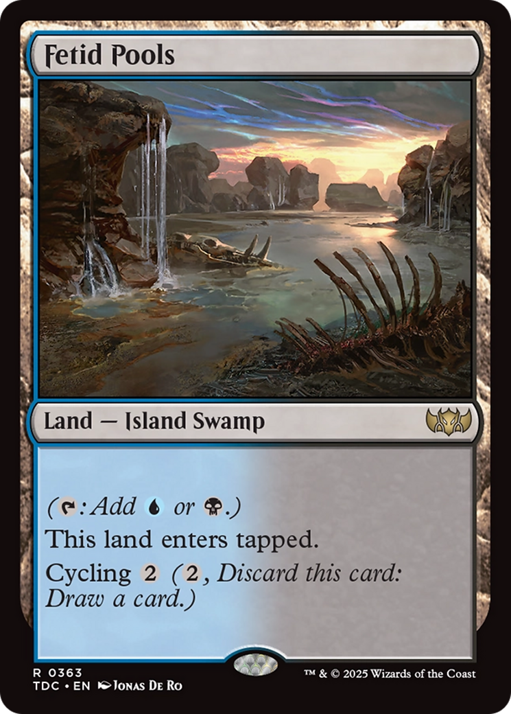 Fetid Pools [Tarkir: Dragonstorm Commander] | Mega City Incorporated