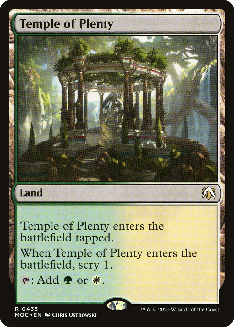 Temple of Plenty [March of the Machine Commander] | Mega City Incorporated