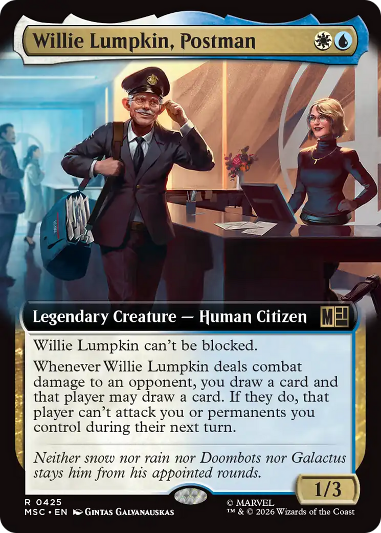 Willie Lumpkin, Postman (Extended Art) [Marvel Super Heroes Commander] | Mega City Incorporated