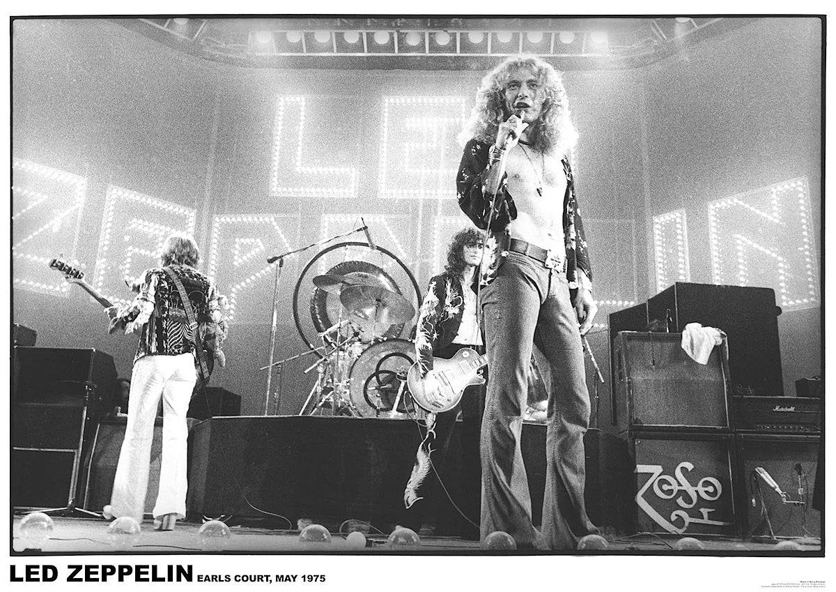 Poster - Led Zeppelin Earl's Court | Mega City Incorporated
