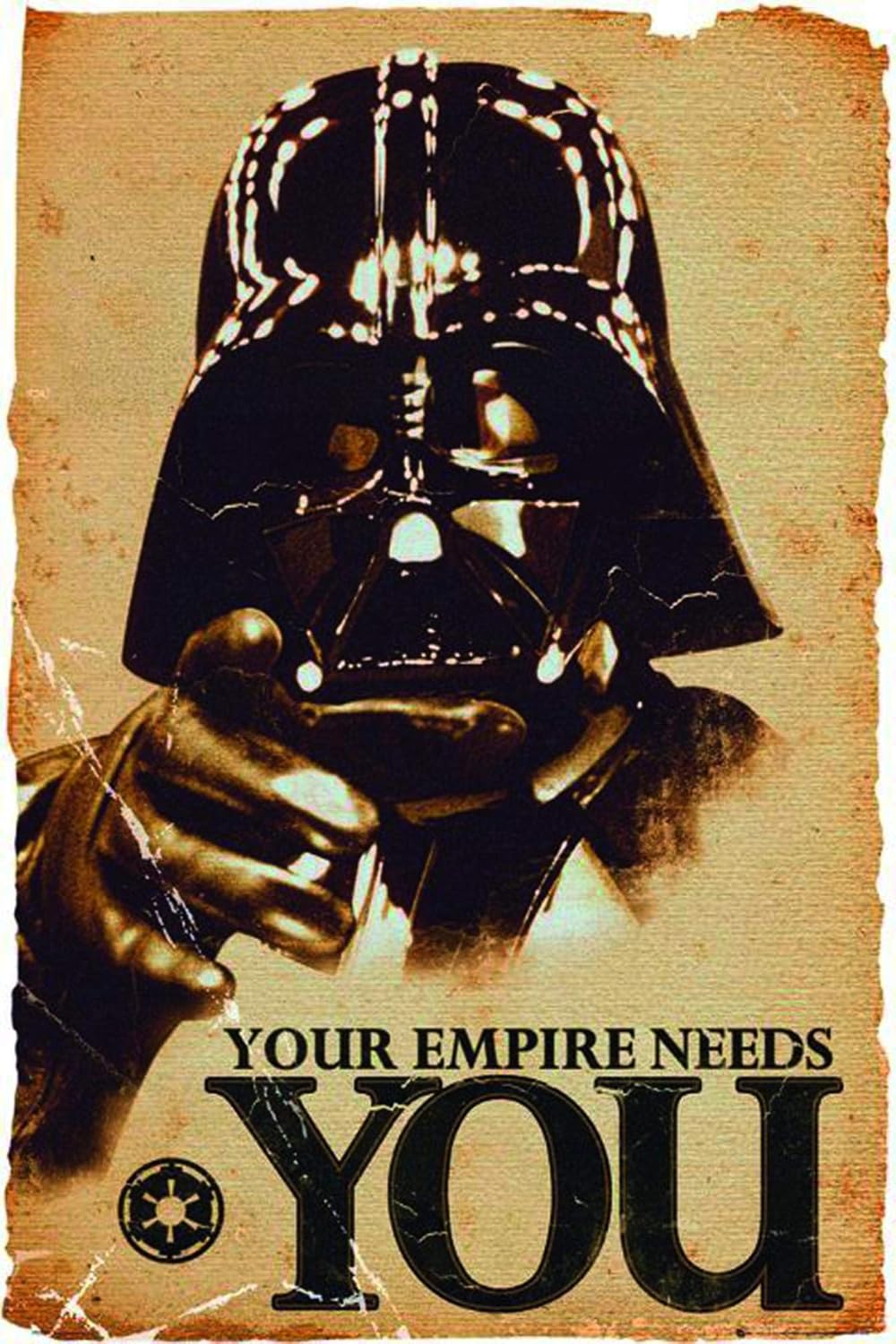 Poster - Stars Wars Vader - Your Empire Needs You | Mega City Incorporated