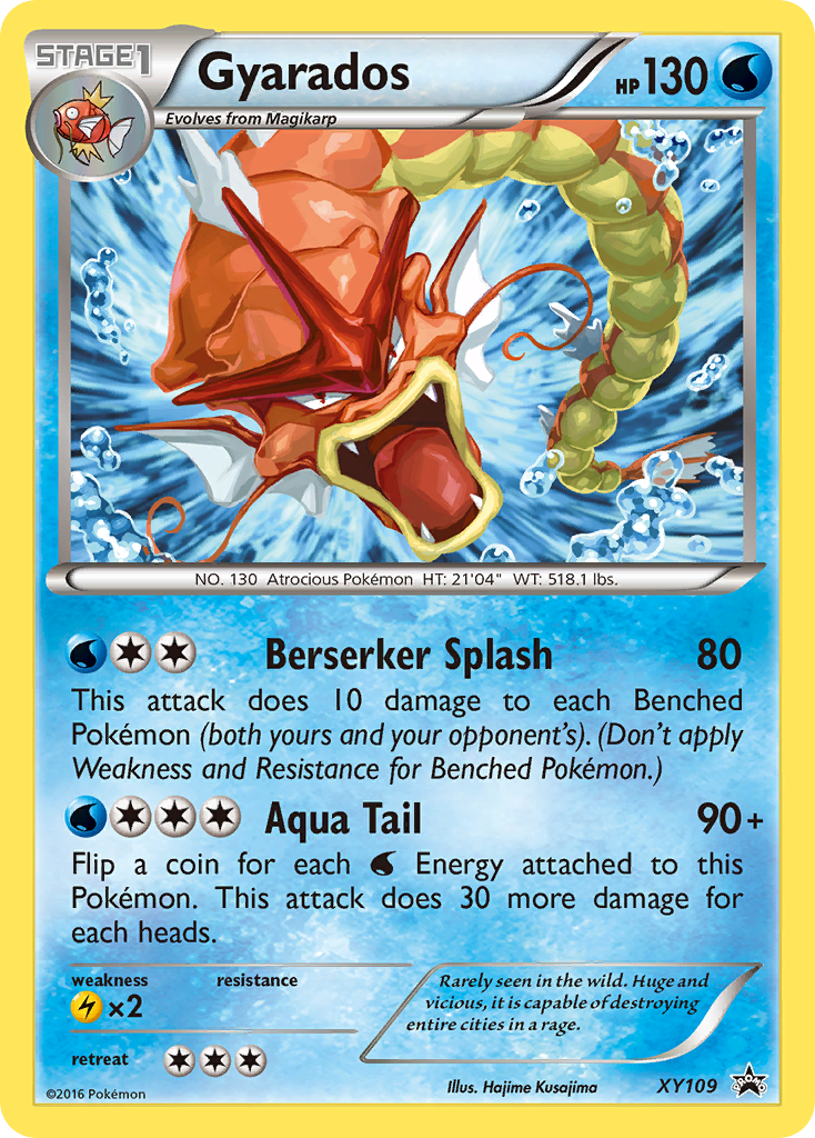 Gyarados (XY109) [XY: Black Star Promos] | Mega City Incorporated