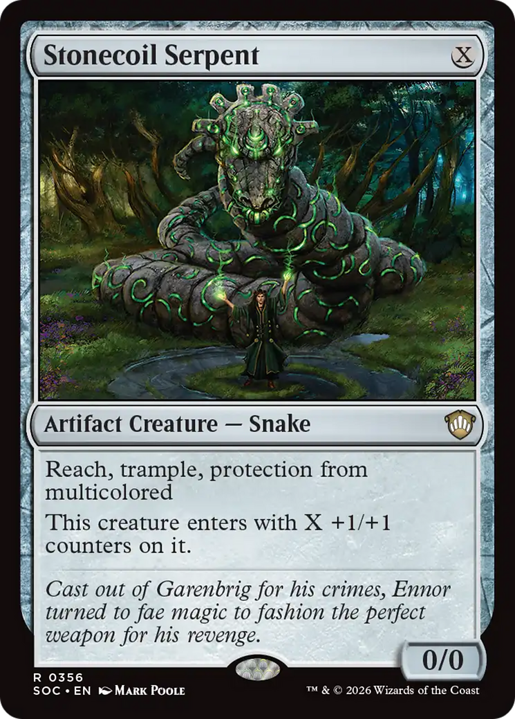 Stonecoil Serpent [Secrets of Strixhaven Commander] | Mega City Incorporated
