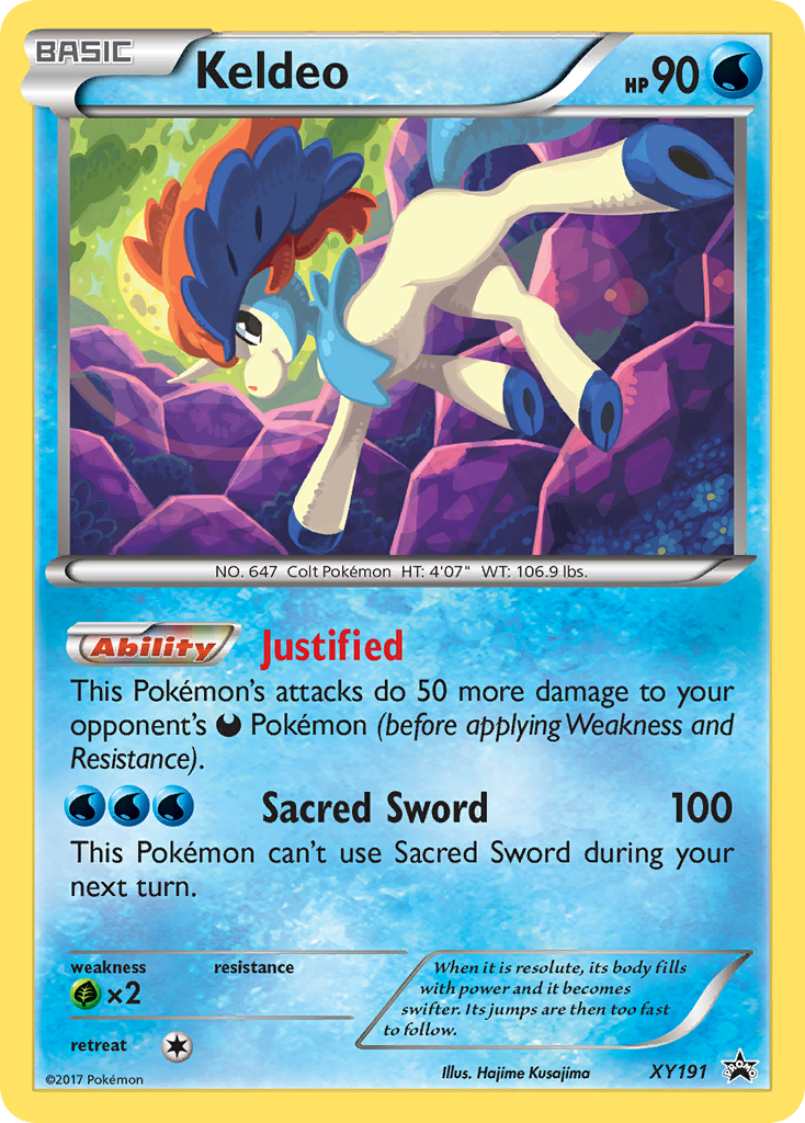 Keldeo (XY191) [XY: Black Star Promos] | Mega City Incorporated