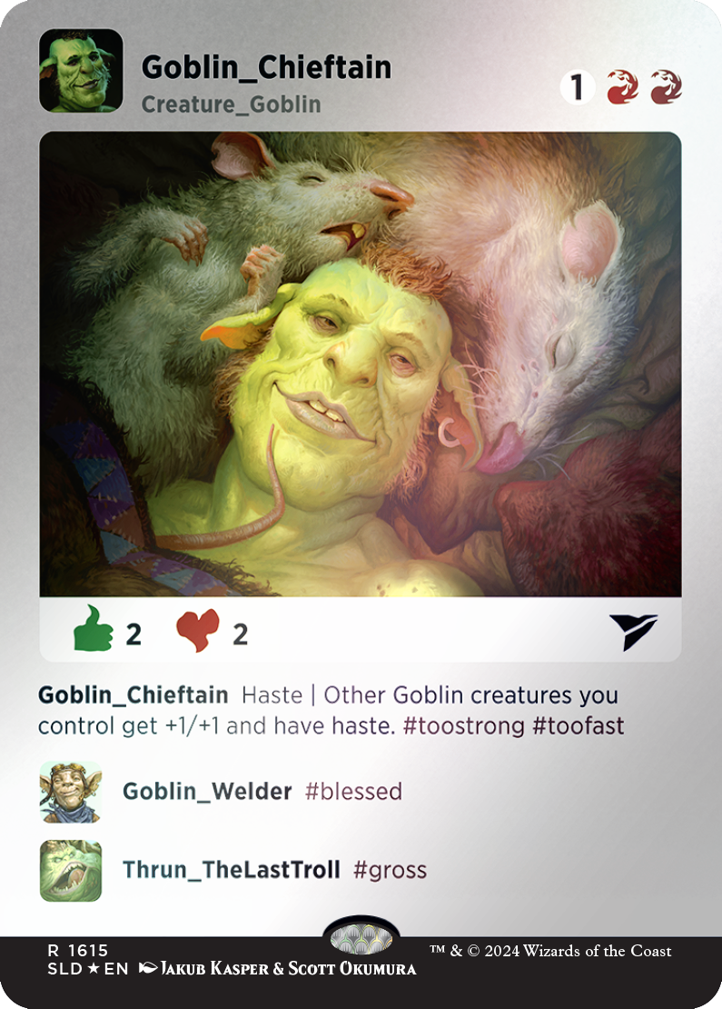 Goblin Chieftain (Rainbow Foil) [Secret Lair Drop Series] | Mega City Incorporated