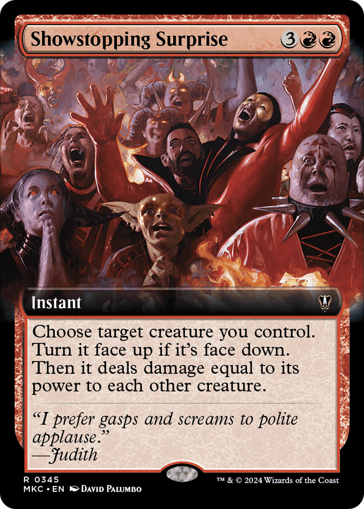 Showstopping Surprise (Extended Art) [Murders at Karlov Manor Commander] | Mega City Incorporated