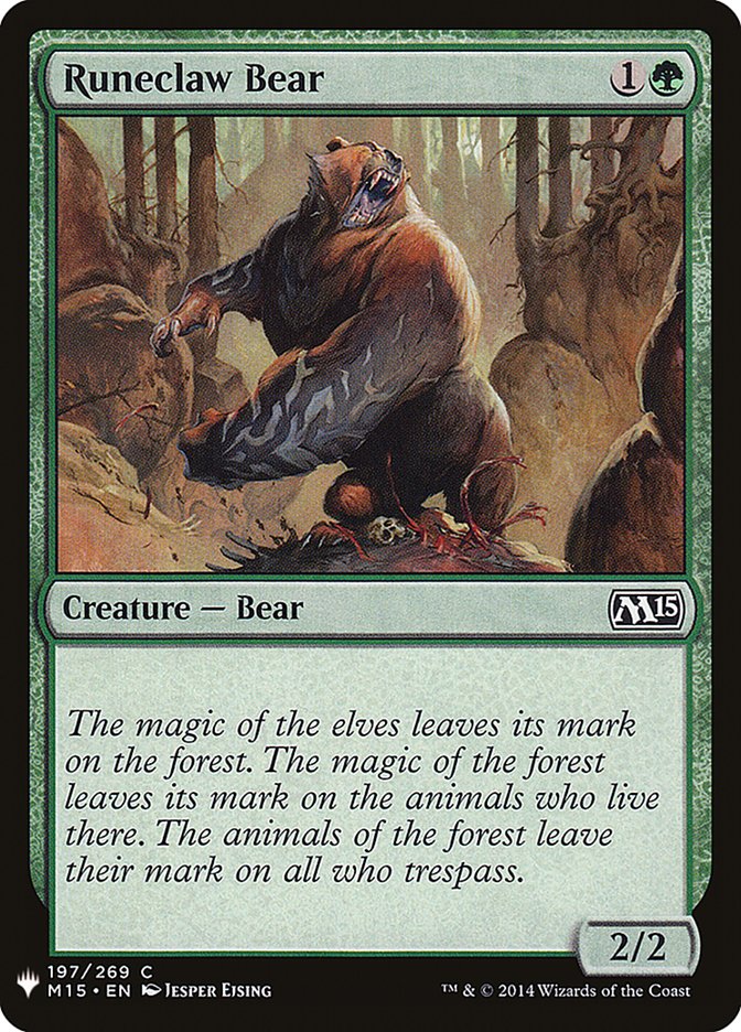 Runeclaw Bear [Mystery Booster] | Mega City Incorporated