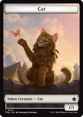 Cat (0001) // Cat (0002) Doubled-Sided Token [Foundations Tokens] | Mega City Incorporated