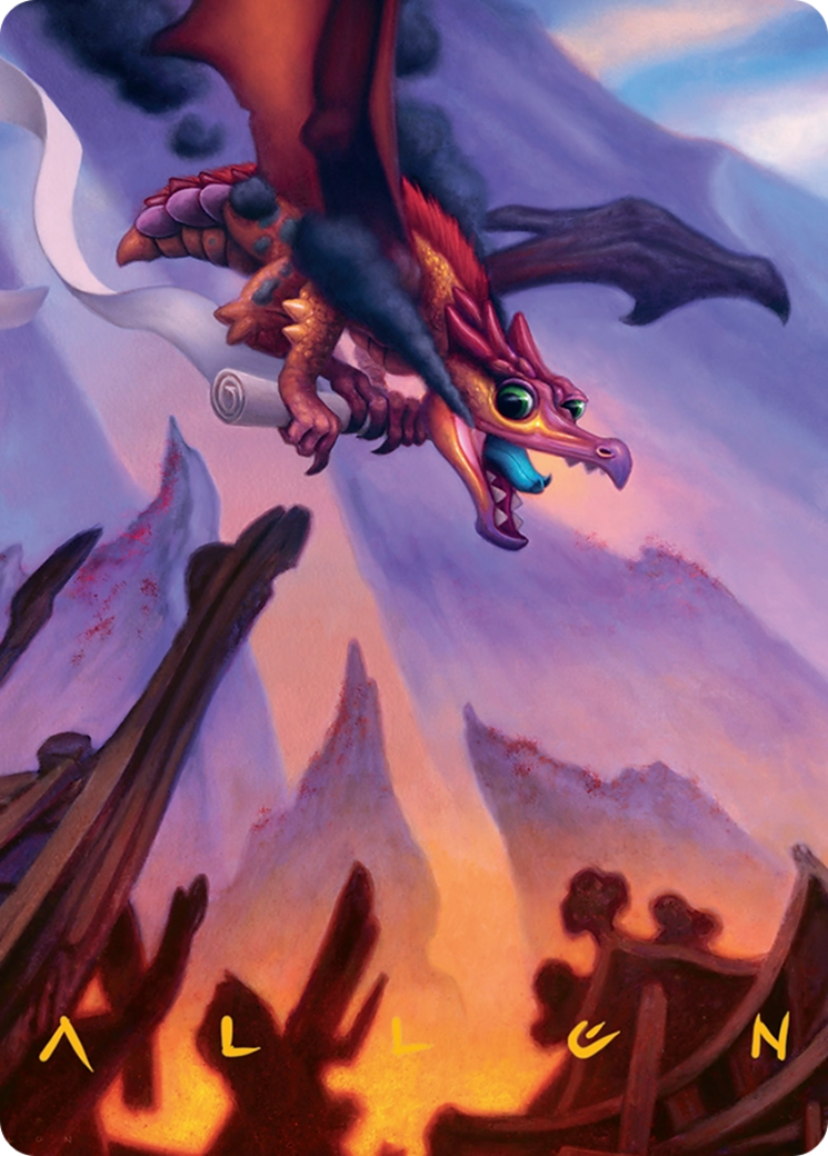 Scavenger Regent Art Card (45/54) [Tarkir: Dragonstorm Art Series] | Mega City Incorporated