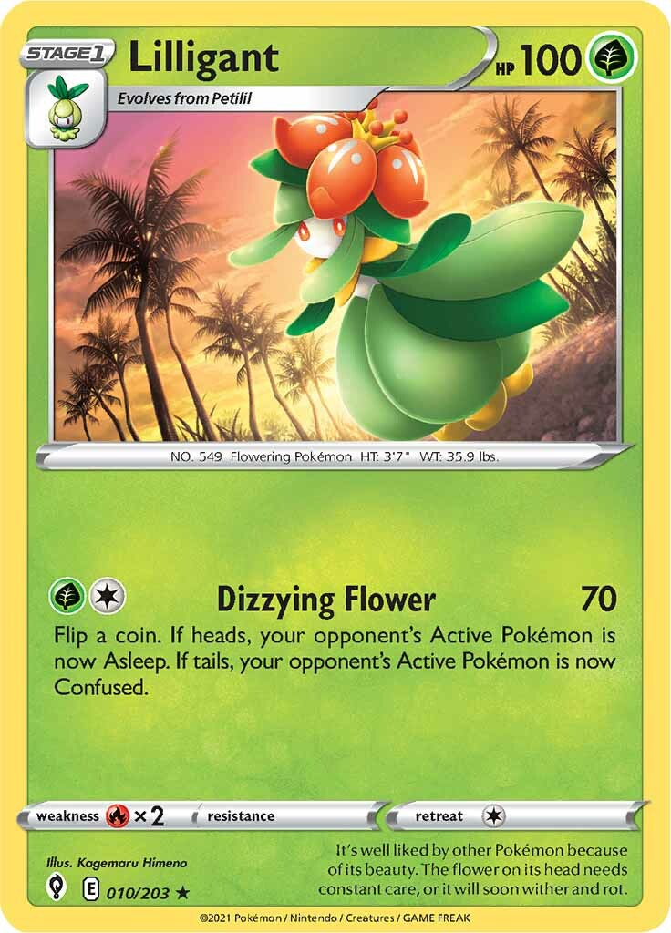 Lilligant (010/203) [Sword & Shield: Evolving Skies] | Mega City Incorporated