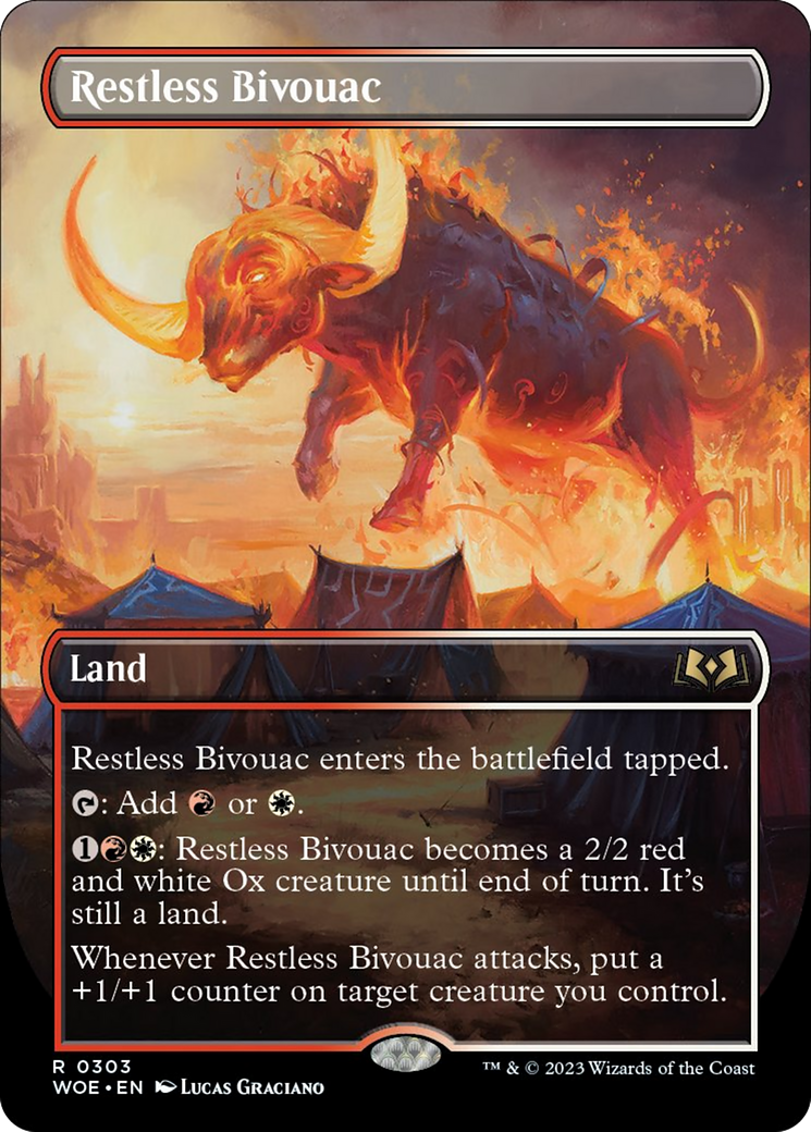 Restless Bivouac (Borderless Alternate Art) [Wilds of Eldraine] | Mega City Incorporated