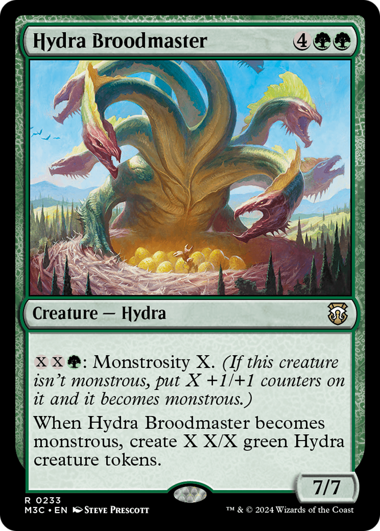 Hydra Broodmaster (Ripple Foil) [Modern Horizons 3 Commander] | Mega City Incorporated