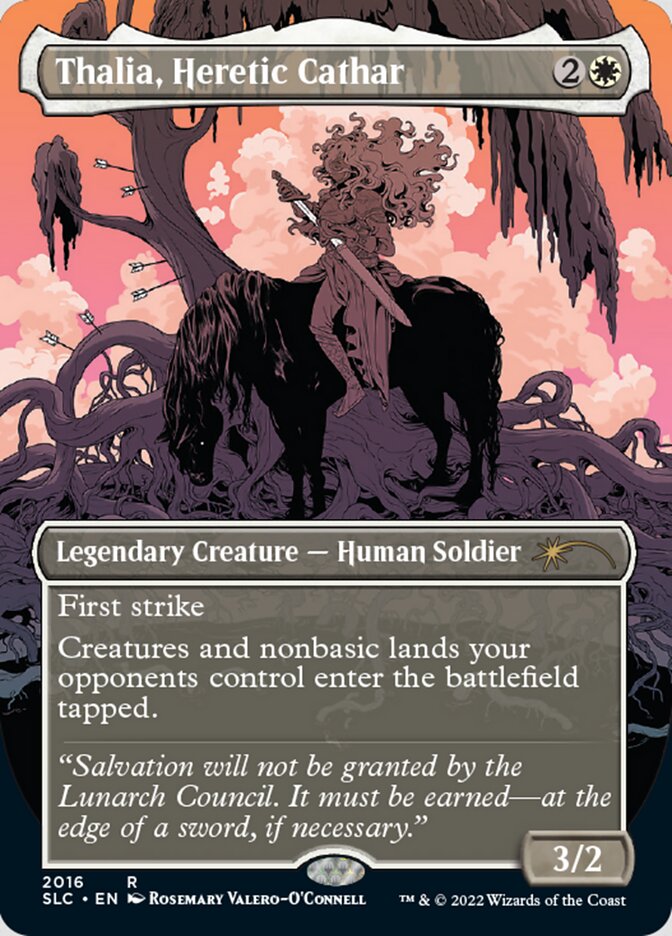 Thalia, Heretic Cathar (Borderless) [Secret Lair Countdown Kit] | Mega City Incorporated