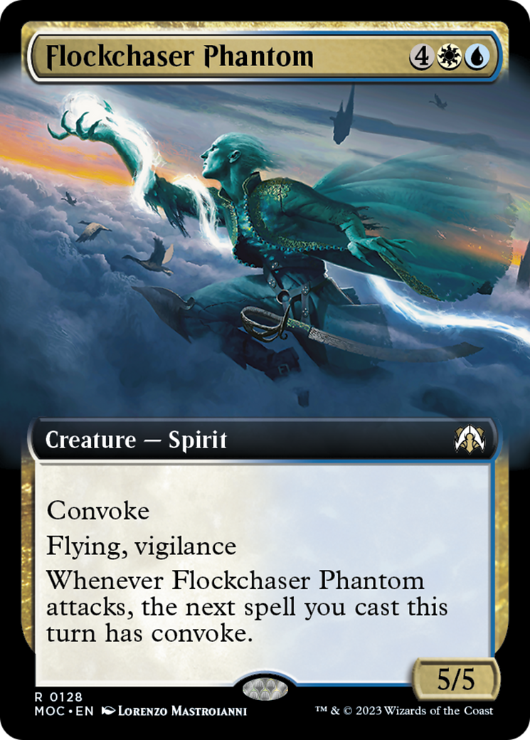 Flockchaser Phantom (Extended Art) [March of the Machine Commander] | Mega City Incorporated