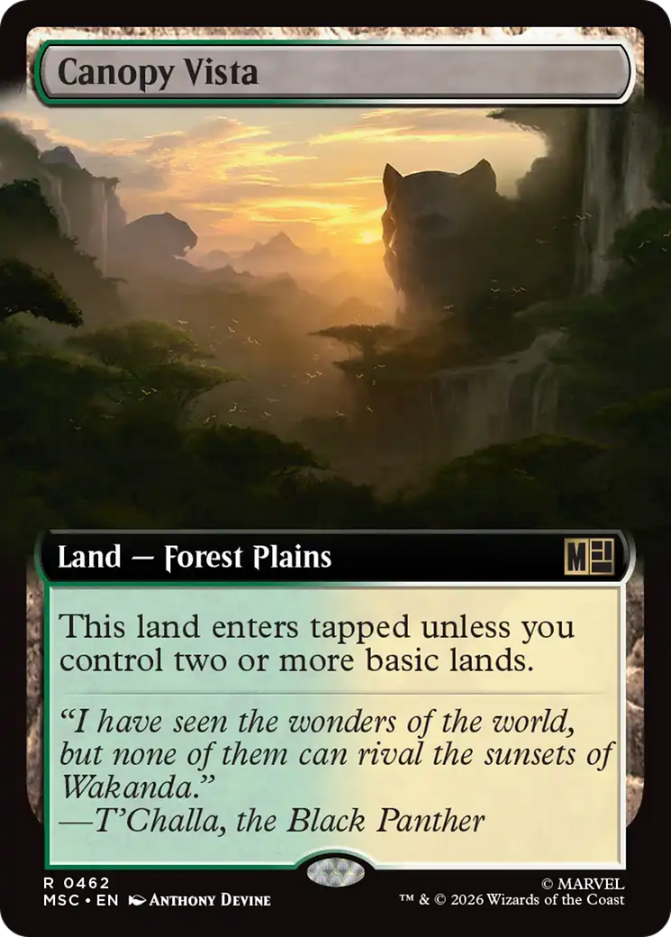 Canopy Vista (Extended Art) [Marvel Super Heroes Commander] | Mega City Incorporated