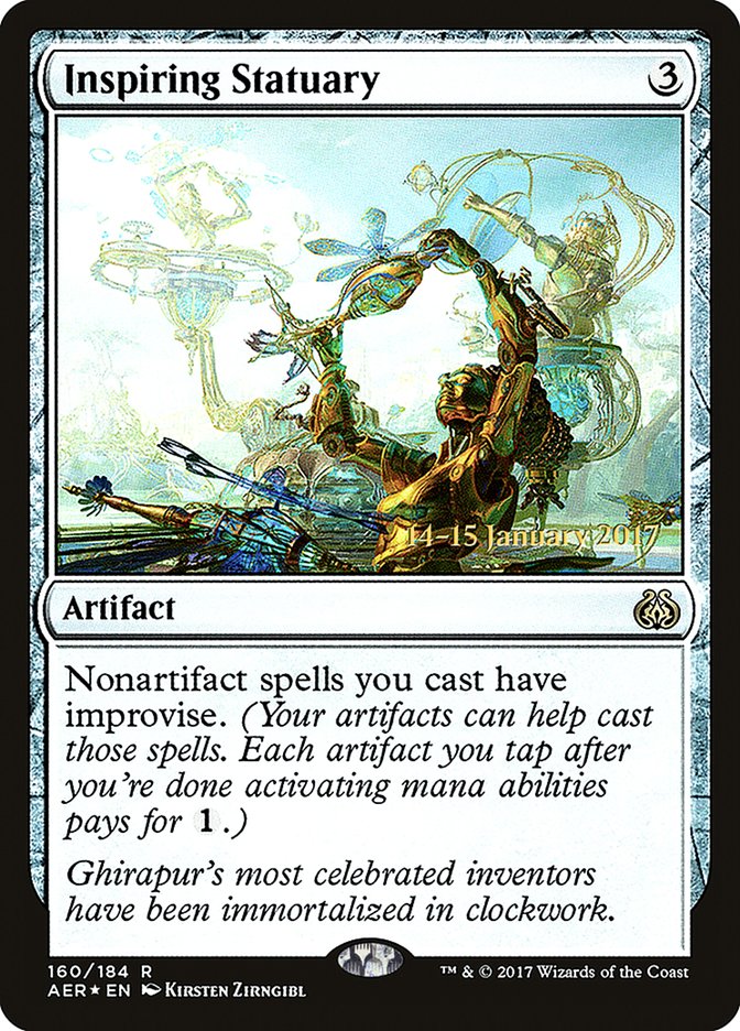 Inspiring Statuary [Aether Revolt Prerelease Promos] | Mega City Incorporated