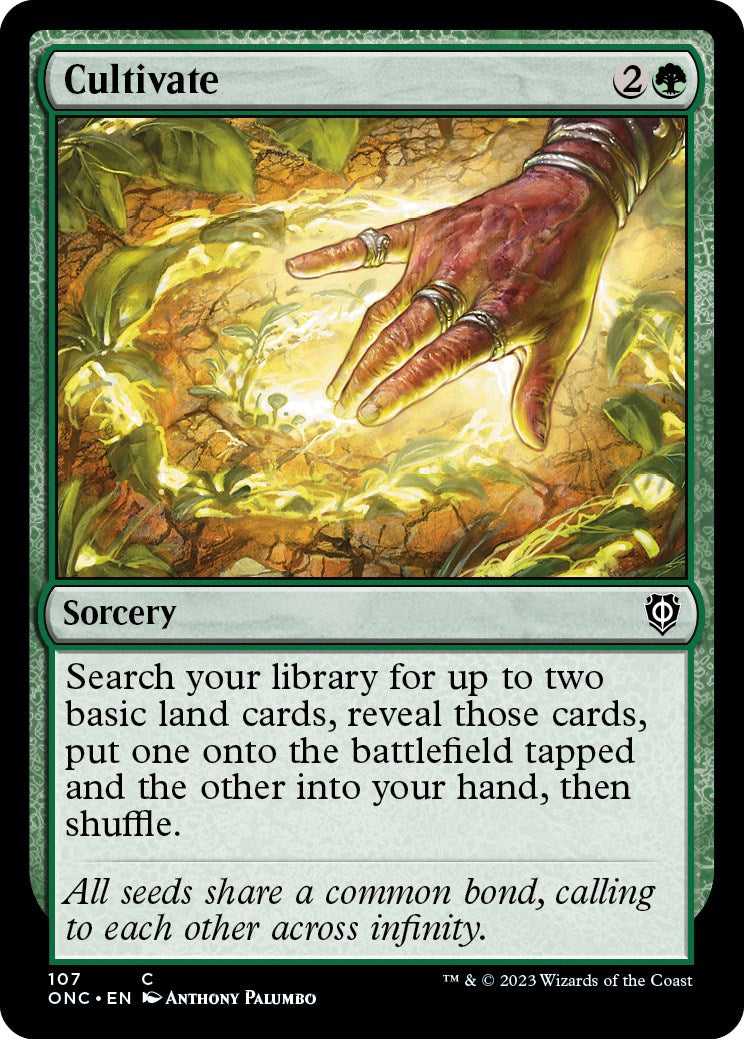 Cultivate [Phyrexia: All Will Be One Commander] | Mega City Incorporated