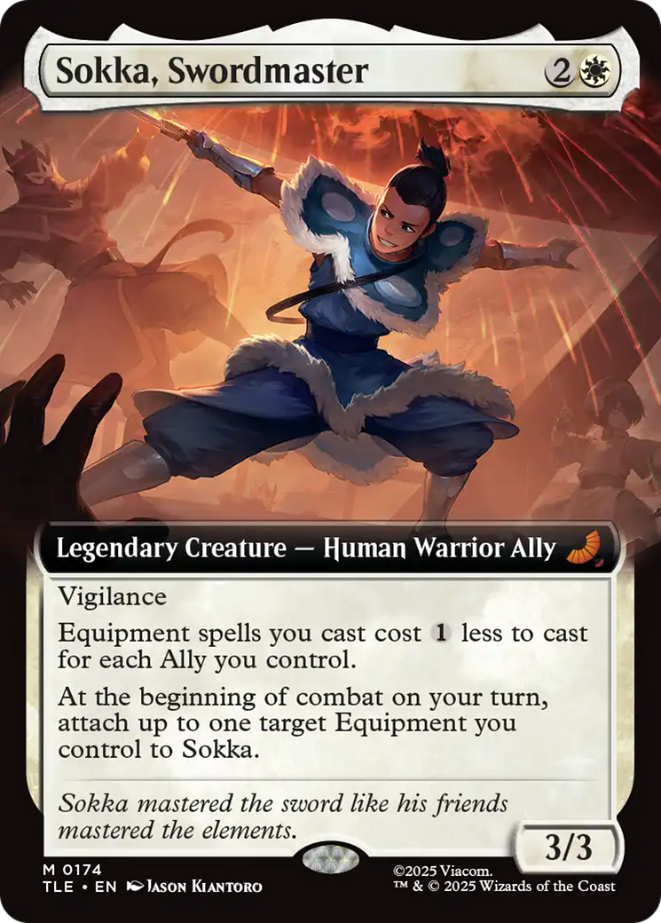 Sokka, Swordmaster (Extended Art) [Avatar: The Last Airbender: Eternal-Legal] | Mega City Incorporated