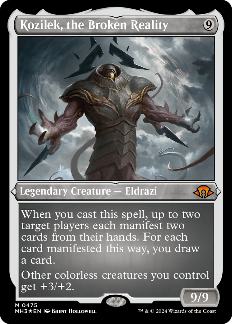 Kozilek, the Broken Reality (Foil Etched) [Modern Horizons 3] | Mega City Incorporated