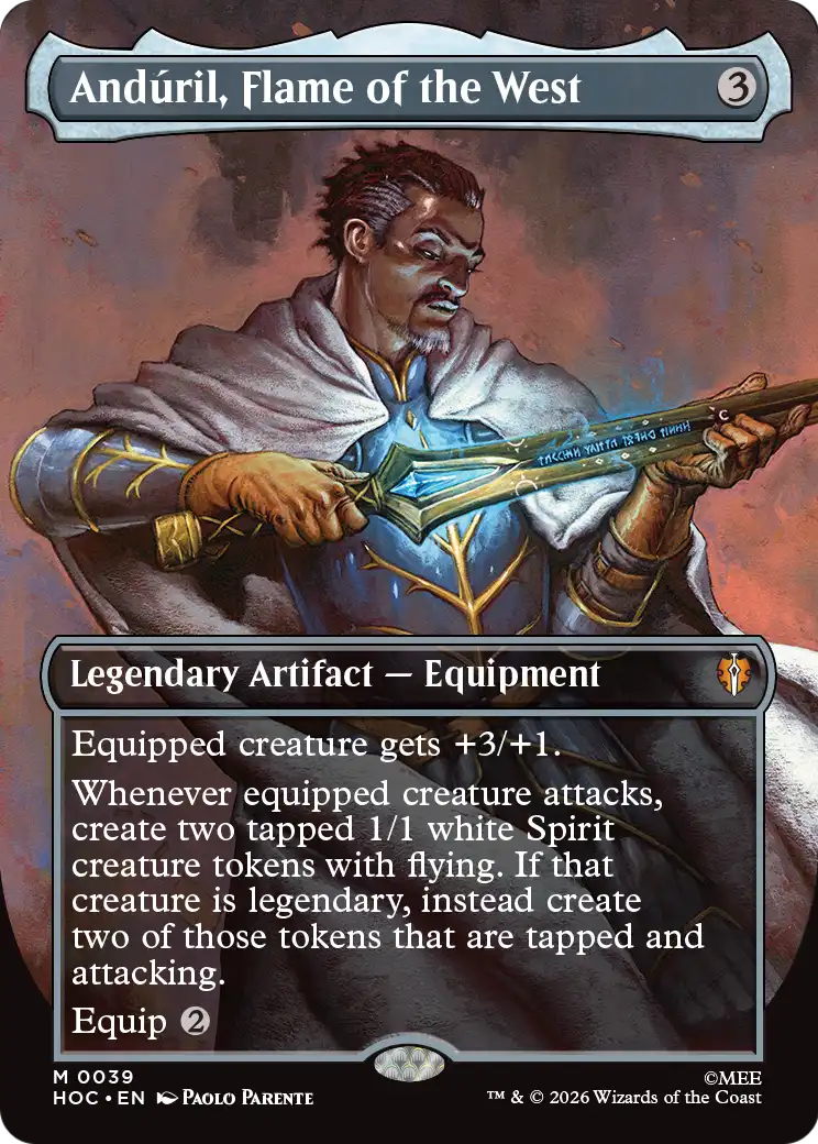 Anduril, Flame of the West (Borderless) [The Hobbit: Eternal-Legal] | Mega City Incorporated