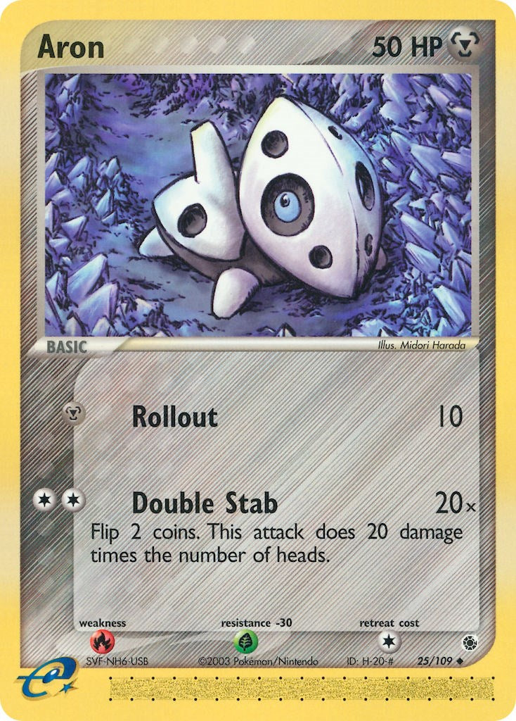 Aron (25/109) [EX: Ruby & Sapphire] | Mega City Incorporated