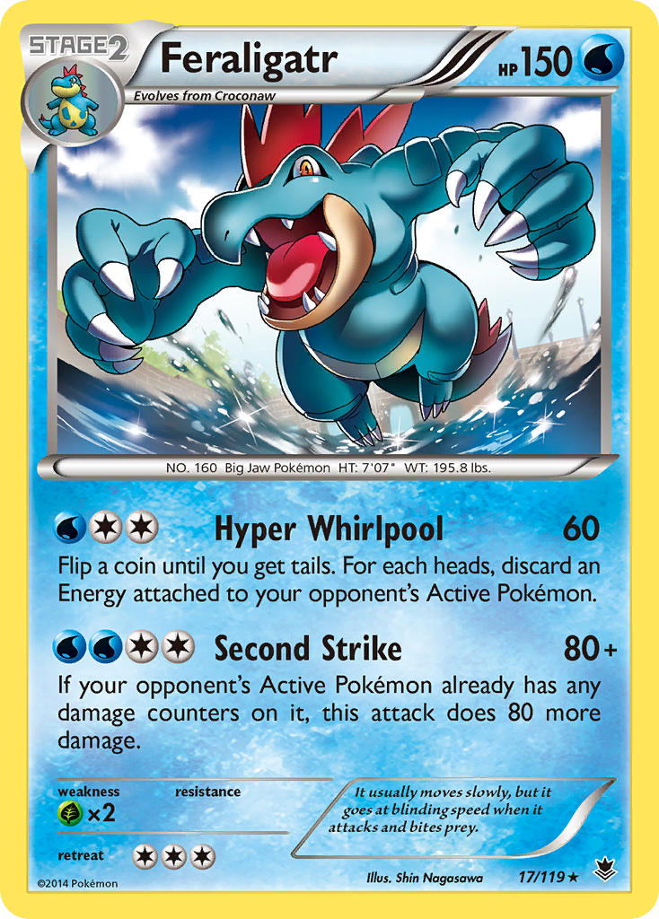 Feraligatr (17/119) [XY: Phantom Forces] | Mega City Incorporated