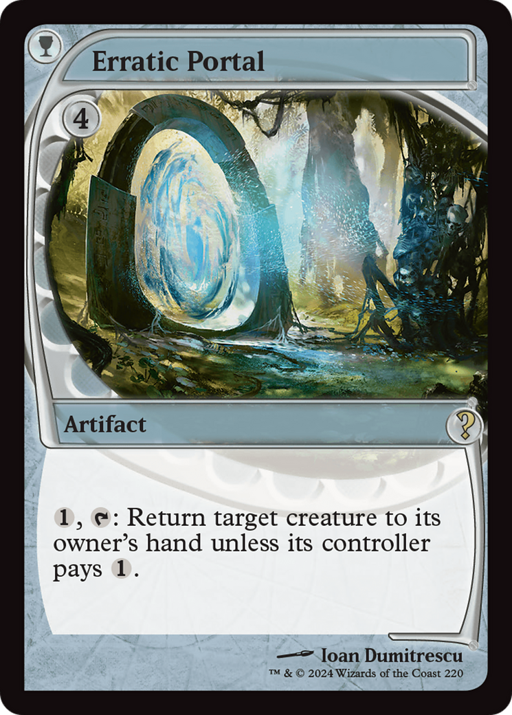 Erratic Portal (Future Sight) [Mystery Booster 2] | Mega City Incorporated