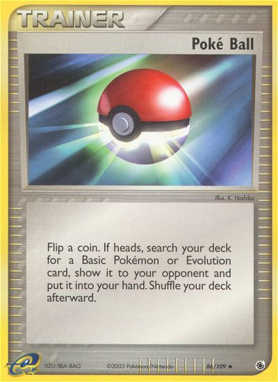 Poke Ball (86/109) [EX: Ruby & Sapphire] | Mega City Incorporated