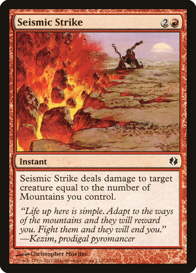 Seismic Strike [Duel Decks: Venser vs. Koth] | Mega City Incorporated