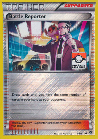 Battle Reporter (88/111) (League Promo) [XY: Furious Fists] | Mega City Incorporated