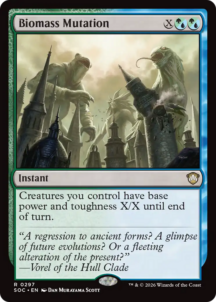Biomass Mutation [Secrets of Strixhaven Commander] | Mega City Incorporated