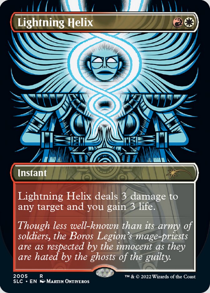Lightning Helix (Borderless) [Secret Lair Countdown Kit] | Mega City Incorporated