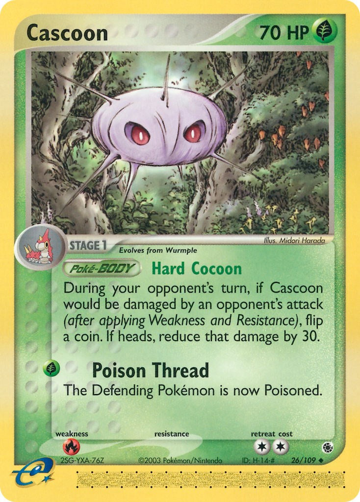 Cascoon (26/109) [EX: Ruby & Sapphire] | Mega City Incorporated