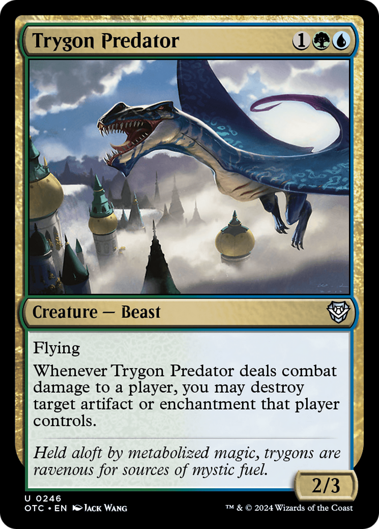 Trygon Predator [Outlaws of Thunder Junction Commander] | Mega City Incorporated