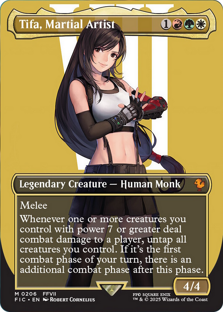 Tifa, Martial Artist (Borderless) [FINAL FANTASY Commander] | Mega City Incorporated