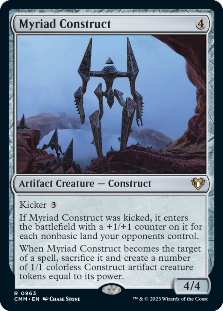 Myriad Construct [Commander Masters] | Mega City Incorporated