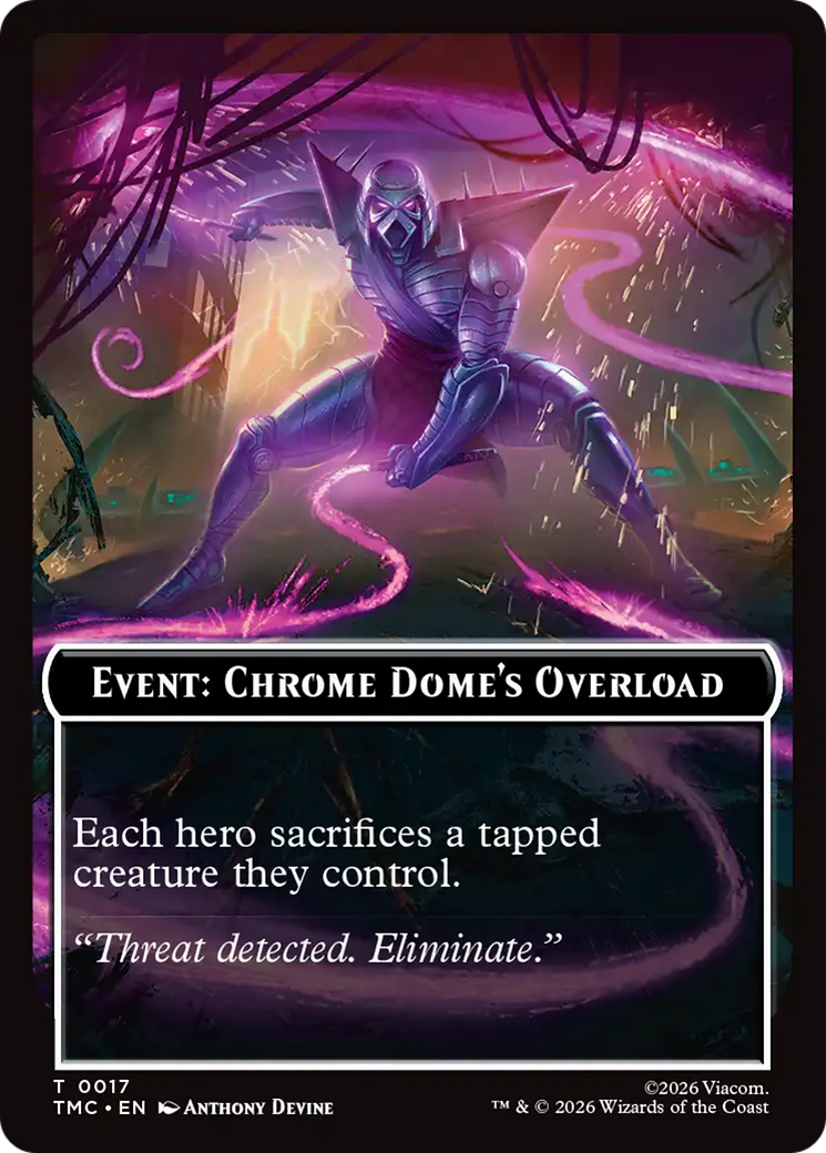 Event: Chrome Dome's Overload [Teenage Mutant Ninja Turtles Commander Tokens] | Mega City Incorporated