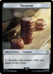 Radiation // Treasure (018) Double-Sided Token [Fallout Tokens] | Mega City Incorporated