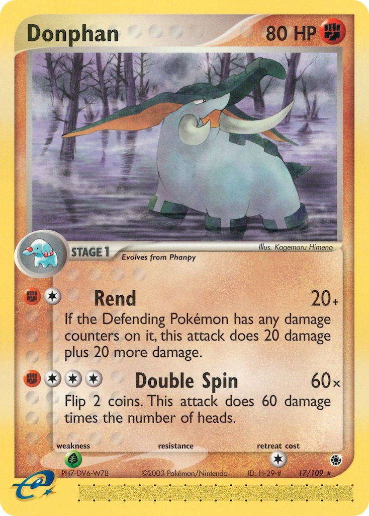 Donphan (17/109) [EX: Ruby & Sapphire] | Mega City Incorporated