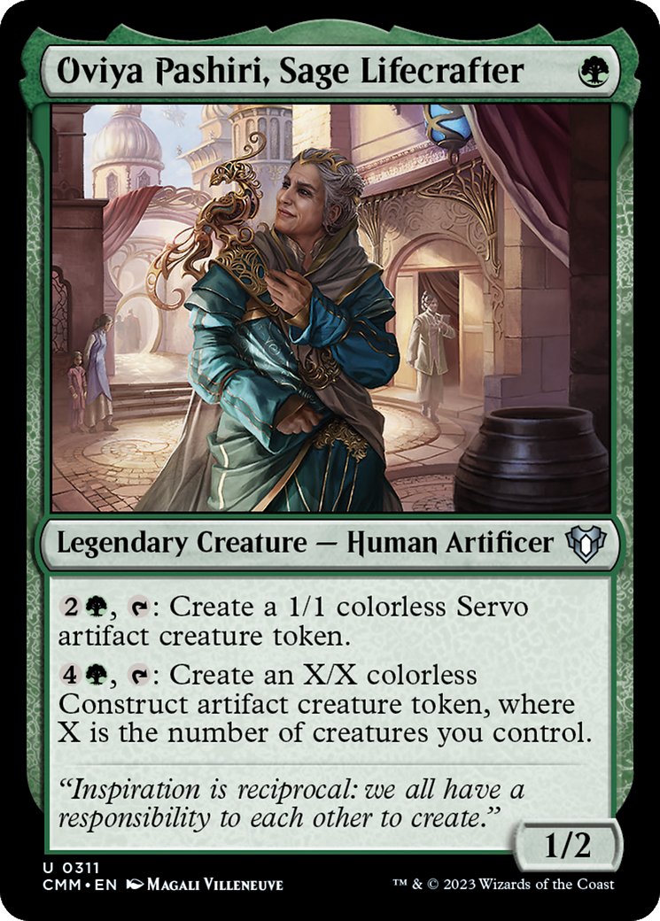 Oviya Pashiri, Sage Lifecrafter [Commander Masters] | Mega City Incorporated