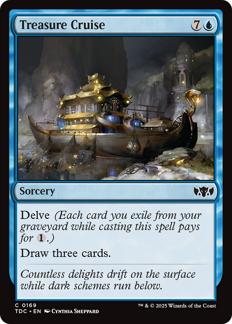 Treasure Cruise [Tarkir: Dragonstorm Commander] | Mega City Incorporated