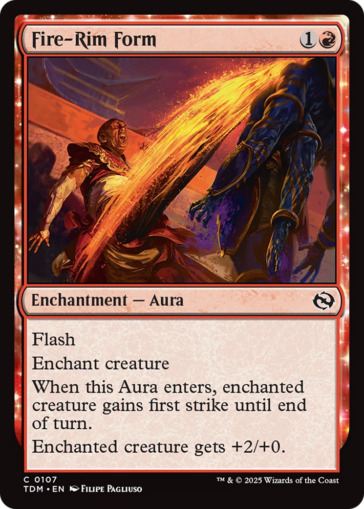 Fire-Rim Form [Tarkir: Dragonstorm] | Mega City Incorporated