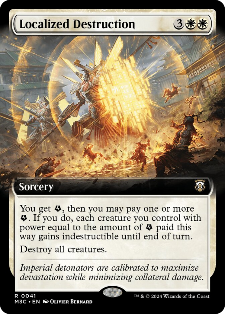 Localized Destruction (Extended Art) [Modern Horizons 3 Commander] | Mega City Incorporated