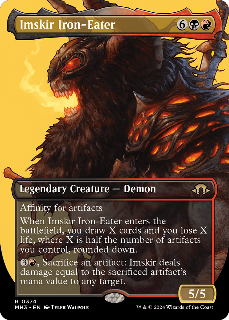 Imskir Iron-Eater (Borderless) [Modern Horizons 3] | Mega City Incorporated