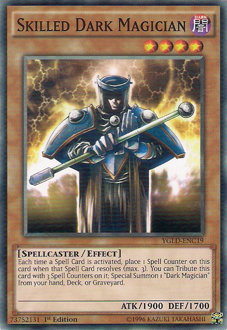 Skilled Dark Magician [YGLD-ENC19] Common | Mega City Incorporated