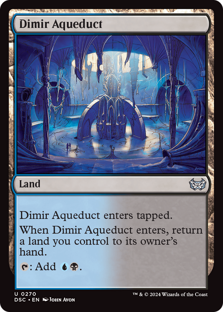 Dimir Aqueduct [Duskmourn: House of Horror Commander] | Mega City Incorporated