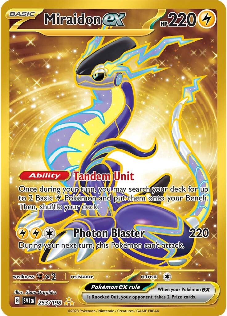 Miraidon ex (253/198) [Scarlet & Violet: Base Set] | Mega City Incorporated