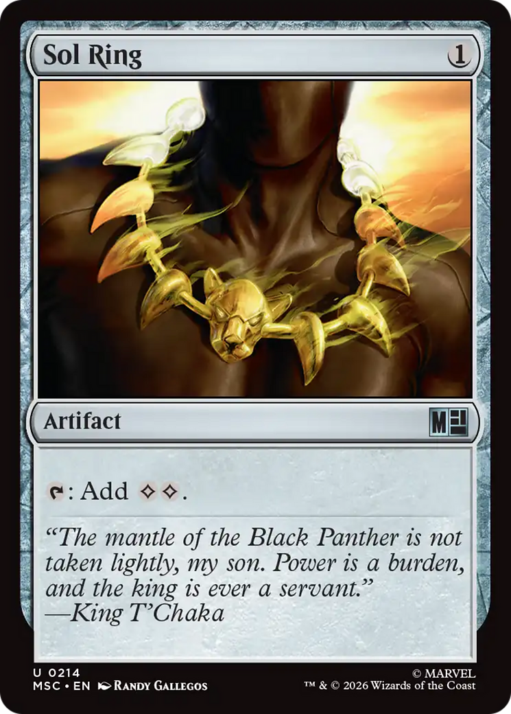 Sol Ring (0214) (Surge Foil) [Marvel Super Heroes Commander] | Mega City Incorporated